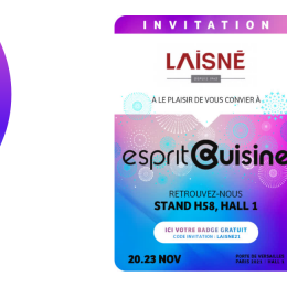 Laisné vous invite à ESPRITCUISINE 3